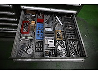 Bewerkingscentrum gereedschappen set inclusief 2 x 8-delige hagro gereedschapladenkast met inhoud - afbeelding 4 van  13
