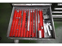 Bewerkingscentrum gereedschappen set inclusief 2 x 8-delige hagro gereedschapladenkast met inhoud - afbeelding 23 van  29