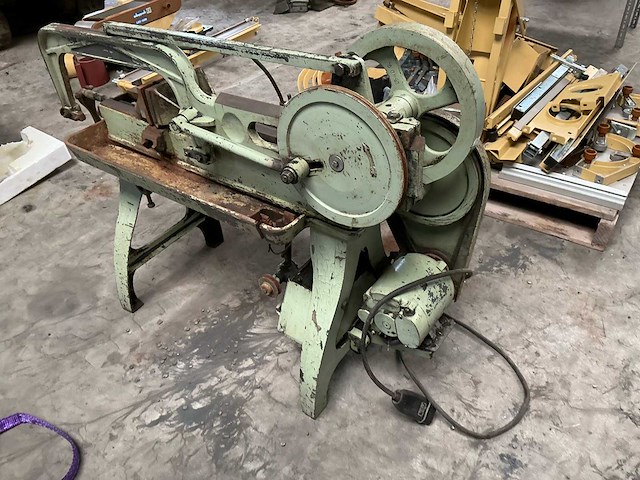 Bewo beugelzaagmachine vintage - afbeelding 3 van  7