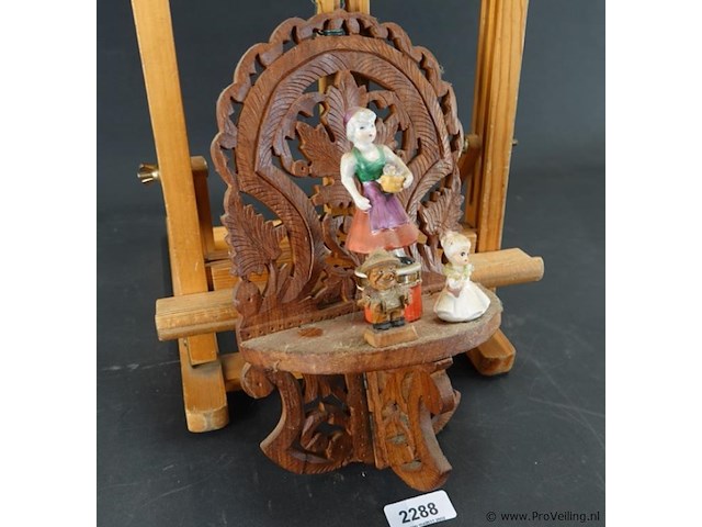 Bewoonde houten console - afbeelding 2 van  5