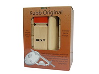 Bex kubb viking original rode koning rubberhout - afbeelding 1 van  4