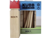 Bex kubb viking original rode koning rubberhout - afbeelding 3 van  4