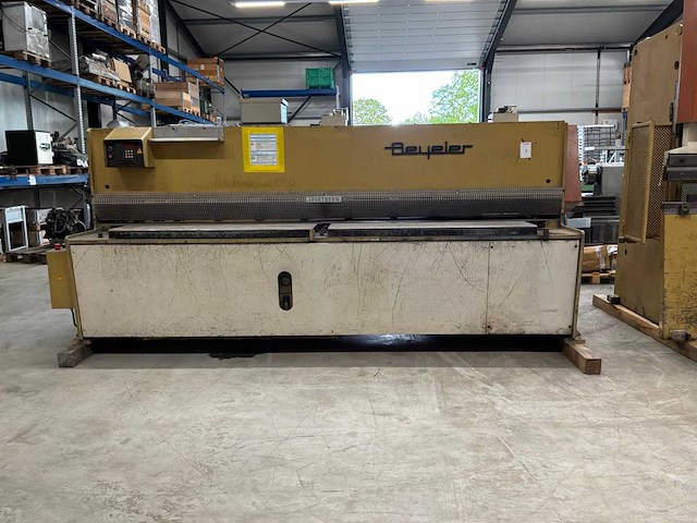 Beyeler ge 3000x6 guillotineschaar - afbeelding 3 van  10