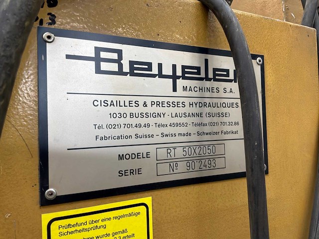 Beyeler rt 50x2050 kantbank - afbeelding 4 van  12