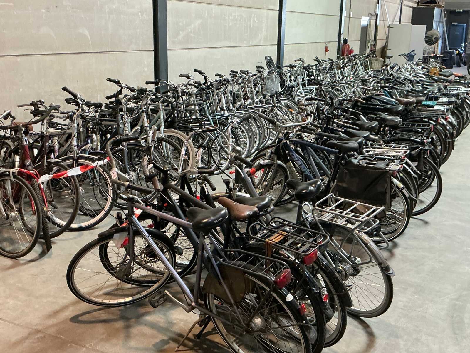 Bezorgveiling fiets en fietspartijen en witgoed partijen