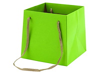 Bg vaas bag groen 18x17.5x20 (5939x) - afbeelding 1 van  1