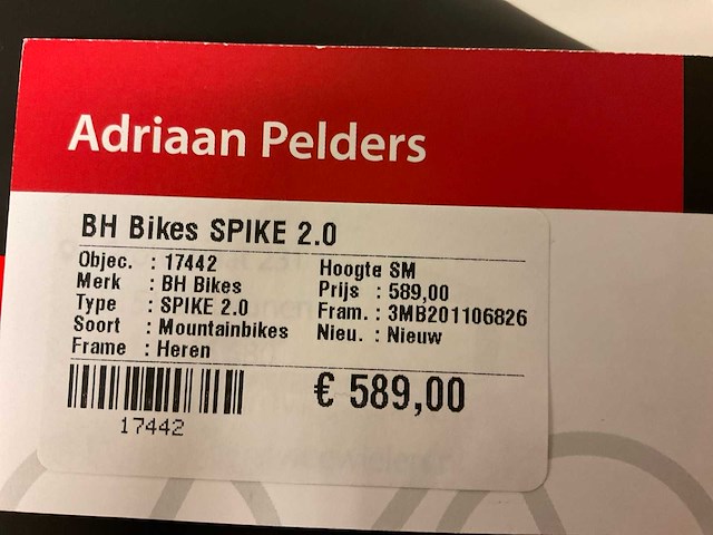 Bh spike 29 mountainbike - afbeelding 6 van  6