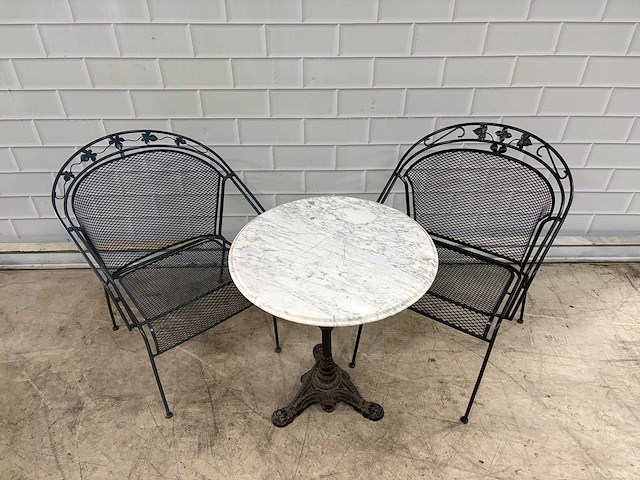 Bi-coleur - bistro tuinset - afbeelding 1 van  5