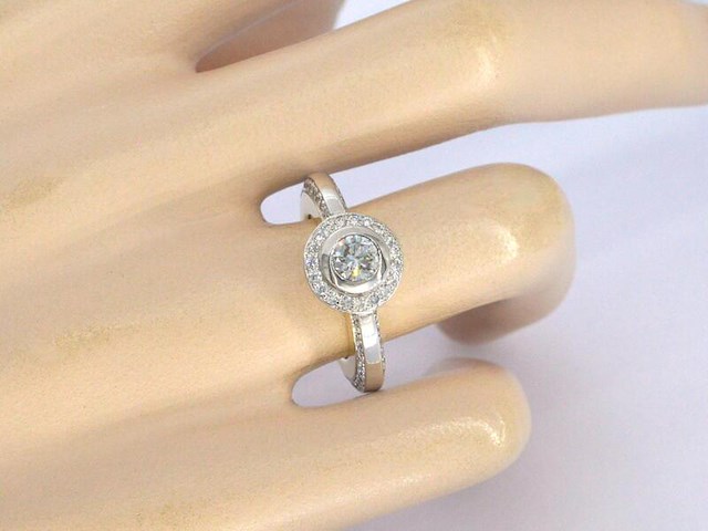 Bi-colour design ring met 100 diamanten - afbeelding 2 van  8