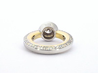 Bi-colour design ring met 100 diamanten - afbeelding 7 van  8