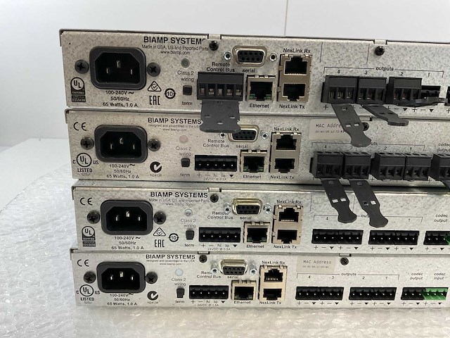 Biamp (nexia-vc) professional 8 wide-band digital signal processors (4x) - afbeelding 7 van  7