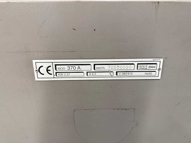 Bianco - 2004 - mod 370 a - cnc band sawing machine - afbeelding 6 van  15