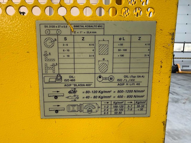 Bianco - 2004 - mod 370 a - cnc band sawing machine - afbeelding 7 van  15