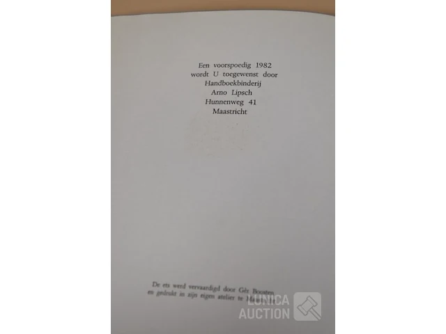 Bibliofiel drukwerk - afbeelding 2 van  4