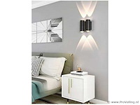 Bidirectioneel led wandlamp sw-47-2 – 4w – ip54 – zwart (x4) - afbeelding 4 van  4