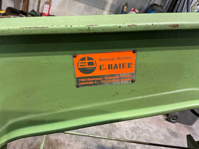Biegemaster - 1987 - e.baier bm th 6020x1,5mm - buigmachine - afbeelding 3 van  13