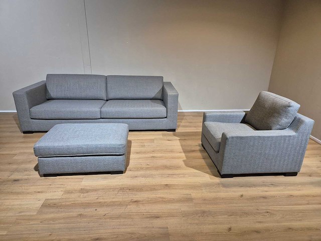 Bielefelder werkstatte - inspiration - 3 zits bank + fauteuil + hocker - sofa (3x) - afbeelding 12 van  24