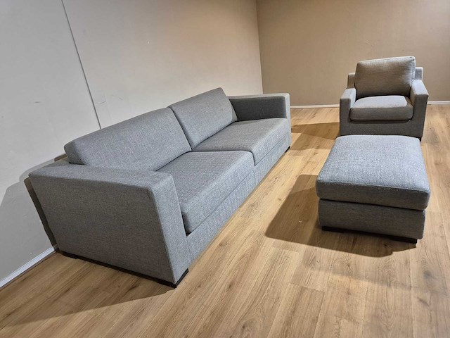 Bielefelder werkstatte - inspiration - 3 zits bank + fauteuil + hocker (3x) - afbeelding 12 van  17