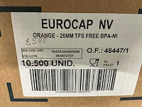 Bier dop orange 26mm (8500x) - afbeelding 4 van  5