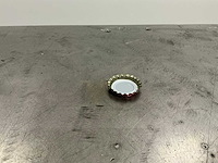 Bier dop pink/silver 26mm (10500x) - afbeelding 2 van  5
