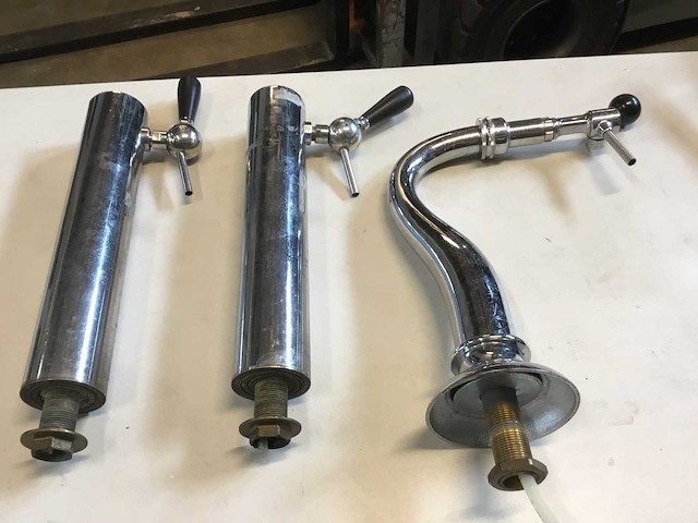 Bier tap kraan (3x) - afbeelding 1 van  5