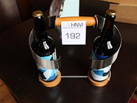 Bierdrager met 2 flessen speciaal bier dutch bargain scotch ale joly and happy 0,75l. - afbeelding 1 van  2