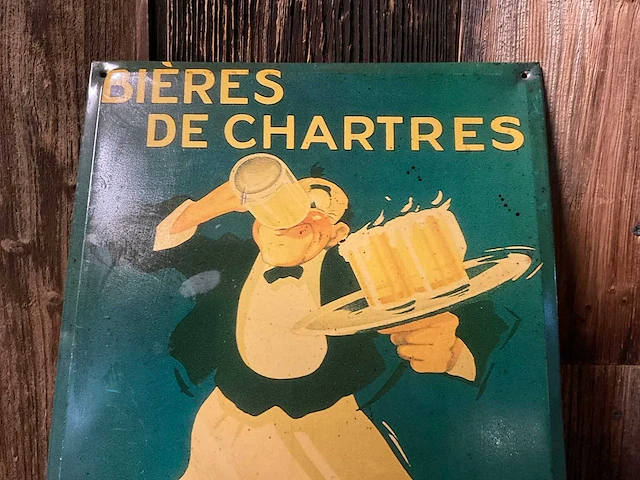 “bières de chartres” | horeca-/reclamebord - afbeelding 4 van  6