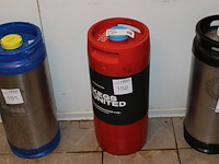 Bierfust 20 liter dutch bargain dubbel bok. tht 25-8-27. - afbeelding 1 van  2