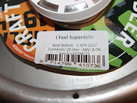 Bierfust 20 liter jopen i feel superdelic. tht 4-27. - afbeelding 2 van  2