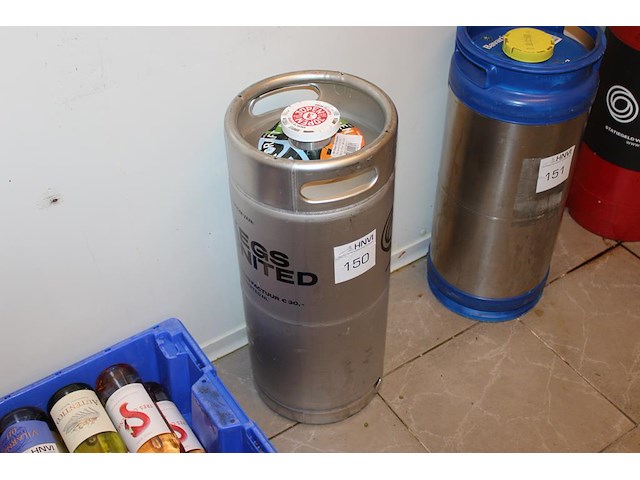 Bierfust 20 liter jopen no sleep till harlem. tht 1-27. - afbeelding 1 van  2