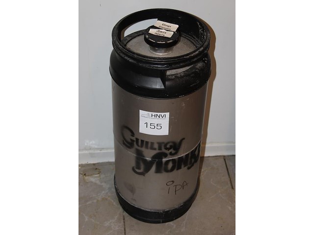 Bierfust 20 liter met ipa. tht onbekend. - afbeelding 2 van  2