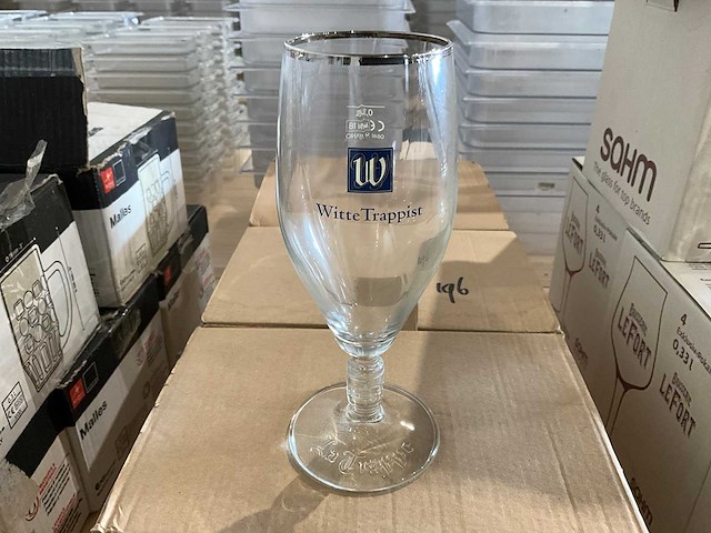 Bierglas "la trappe witte trapist" (18x) - afbeelding 1 van  1