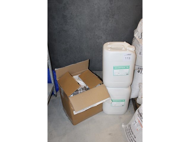 Biergrondstoffen op pallet w.o. invertsuc, chocolade mout, 2 zakken caramel mout, mroost 900 md en maltodex... - afbeelding 3 van  5