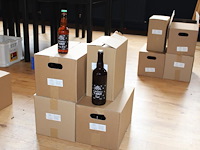 Bierpakket bestaande uit 24 flessen dubbel bier, 24 flessen fresh hop, 24 flessen blond bier en 6 grote fle... - afbeelding 1 van  4