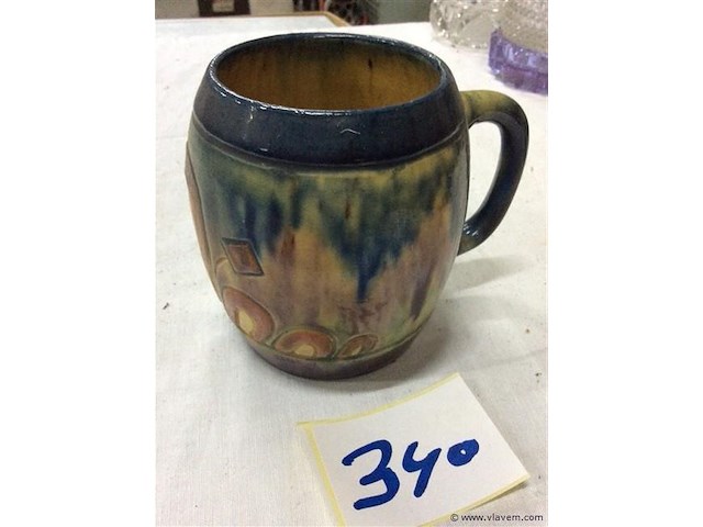 Bierpot vlaams aardewerk - afbeelding 1 van  2