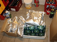 Bierproductie grondstoffen in koeling w.o. cascade, saaz, galaxy, talus en eldorado. - afbeelding 1 van  4