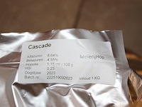 Bierproductie grondstoffen in koeling w.o. cascade, saaz, galaxy, talus en eldorado. - afbeelding 2 van  4