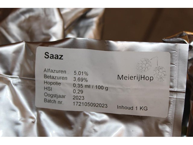 Bierproductie grondstoffen in koeling w.o. cascade, saaz, galaxy, talus en eldorado. - afbeelding 3 van  4