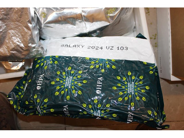 Bierproductie grondstoffen in koeling w.o. cascade, saaz, galaxy, talus en eldorado. - afbeelding 4 van  4