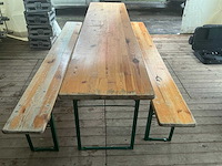 Bierset (tafel + 2 bankjes) (10x) - afbeelding 3 van  4