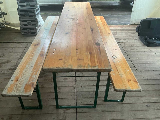 Bierset (tafel + 2 bankjes) (10x) - afbeelding 2 van  4