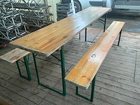 Bierset (tafel + 2 bankjes) (10x) - afbeelding 3 van  4