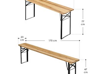 Biertafel 3-delig - afbeelding 9 van  9