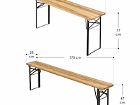Biertafel 3-delig - afbeelding 9 van  9
