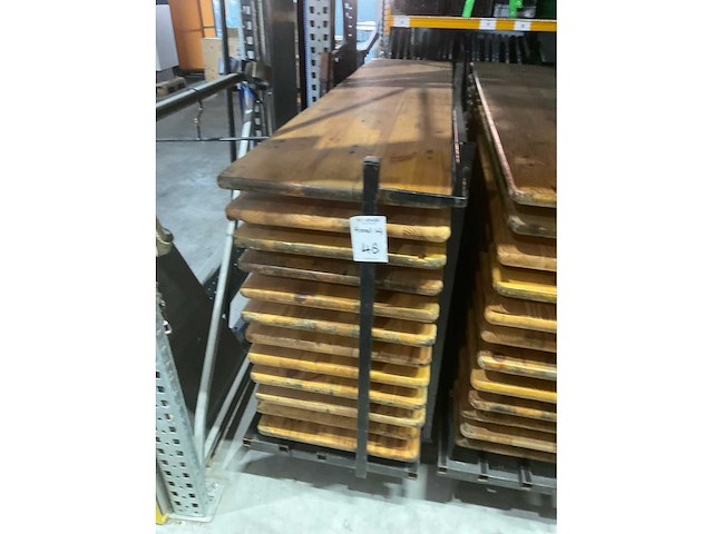 Biertafel 50x220cm met transportwagen (64x) - afbeelding 2 van  10