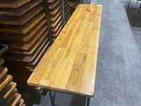 Biertafel 50x220cm met transportwagen (64x) - afbeelding 5 van  10