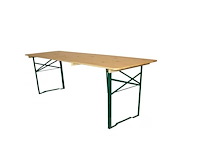 Biertafel 70x220cm met transportwagen (38x) - afbeelding 1 van  9