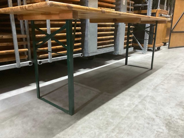 Biertafel 70x220cm met transportwagen (38x) - afbeelding 5 van  9