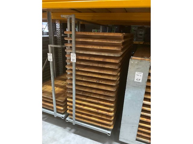 Biertafel 70x220cm met transportwagen (38x) - afbeelding 8 van  9