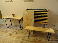 Biertafel en bierbank (14x) - afbeelding 1 van  3